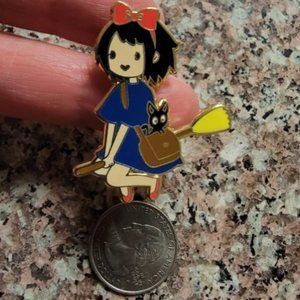 *2 for $13* Kiki's Delivery Service Kiki & Jiji Cat Design Enamel Pin